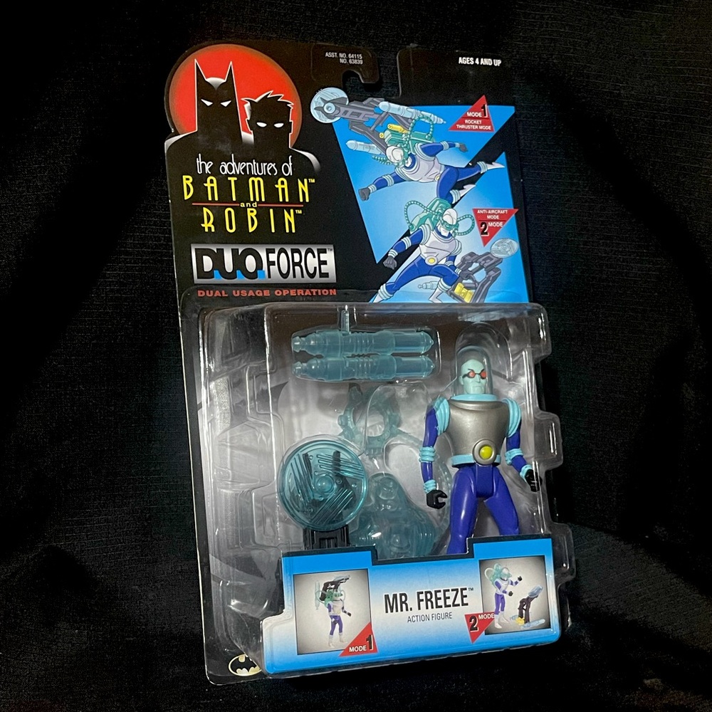 1996 Adventures of Batman & Robin MR. FREEZE D.U.O. Force Action Figure